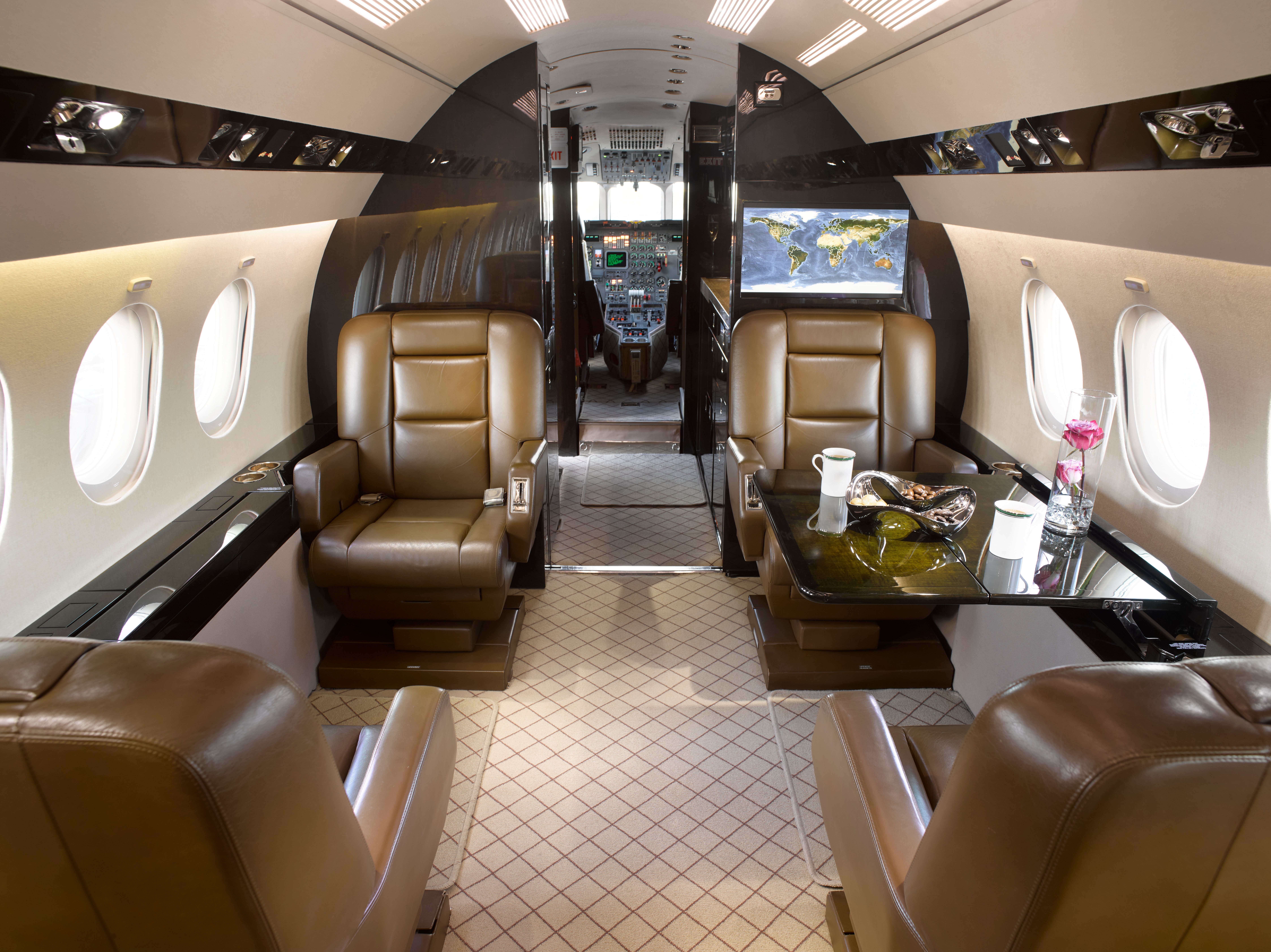 Dassault Falcon 900B Front Area