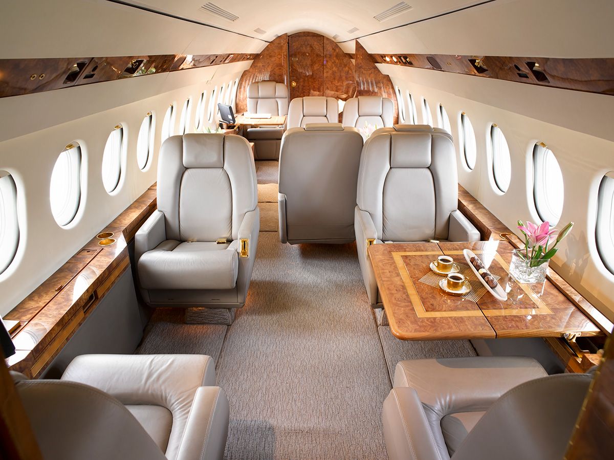 Dassault Falcon 900B Interior